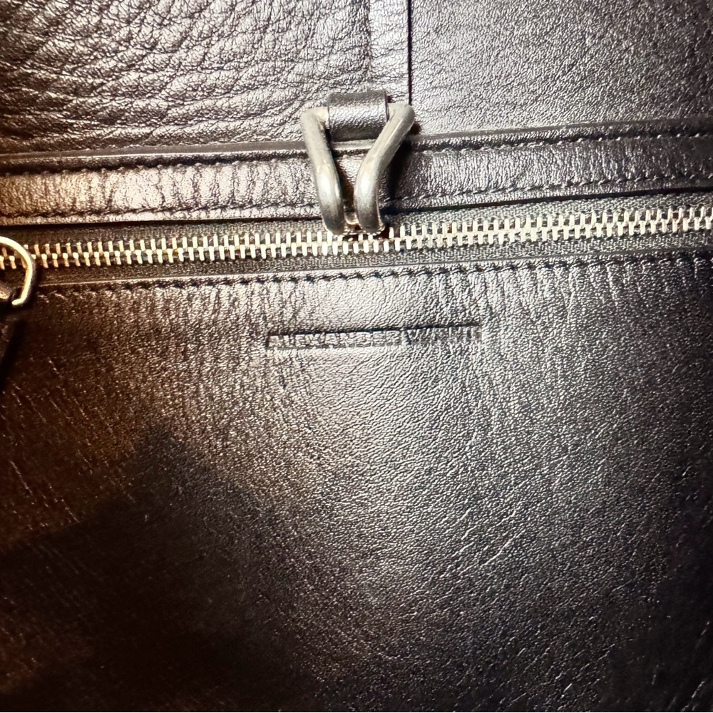 Alexander Wang XL Genesis Box Chain Leather Hobo Shoulder Mahogany - Picture 4 of 13
